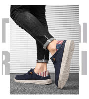 Zapatos Casuales Para Hombre Mocasines De Lona Cómodos Y Antideslizantes Zapatillas Suaves Para Caminar Ideal Para Verano - details 8