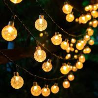 Globos De Cristal Solar Con Luces LED De 60 LED Modos De Iluminación 8 IP65 Luz De Navidad Para Decoración De Jardín Y Fiestas 1pc/2pcs - details 2