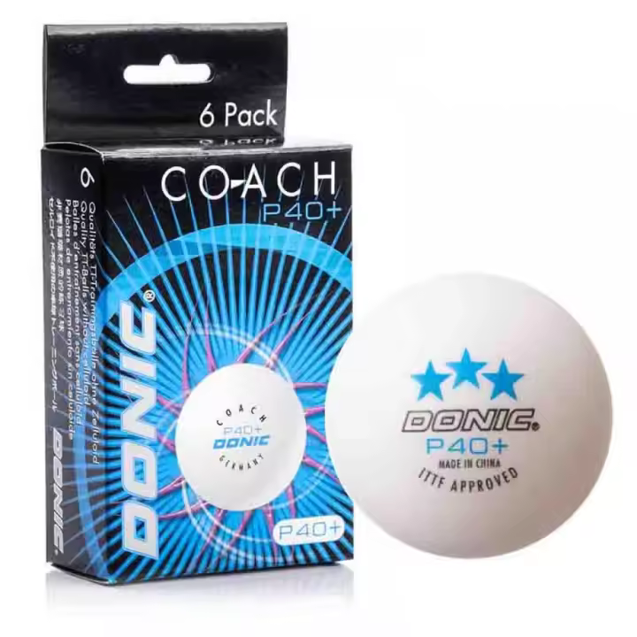Bola Ping Pong Donic P40+ 6 unit Coach 550275Ping pong,Pelotas Ping Pong,Pelotas Ping Pong,Ping pong, Pelotas Ping Pong - 1
