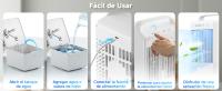 Aire Acondicionado Portatil, 4 en 1 Enfriador de Aire, 900ml Mini Aire Acondicionado with Asa, 3 Velocidades de Ventilador, Modo de Pulverización, Temporizador 2-4H Ajustado para Dormitorio y Oficina - details 3