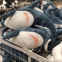 Juguete De Peluche Tiburón 30cm Almohada De Animal Marítimo Suave Regalo De Cumpleaños Para Niños Y Niñas Decoración De Fiesta - details 9