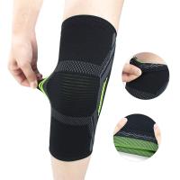 Protector De Rodilla Unica Tejido De Nylon Deporte Equitación Protección Deportiva Para Correr Baloncesto Saltar Cuerda Anticongelante Y Calor - details 6