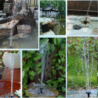 Bomba De Agua Solar Para Fuente Y Baño De Pájaros Con Varias Boquillas Bomba Solar Para Jardín Piscinas Y Paisajismo - details 0