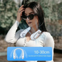 Ventilador de Cuello Almalux® con Pantalla Digital Inteligente – Portátil, Recargable USB, 5 Velocidades y 78 Salidas de Aire - details 1