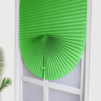 Cortinas Pliegables Autoadhesivas Para Ventanas Baño Cocina Balcón Oficina Estilo Slat Material Poliéster Medio Blinds Rollos - details 22