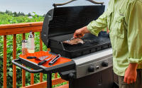 Mantel De Silicona Para Barbacoa Al Aire Libre Y Cocina Con Almohadilla De Sobrantes Y Soporte De Almacenamiento Para Herramientas De Barbacoa - details 2