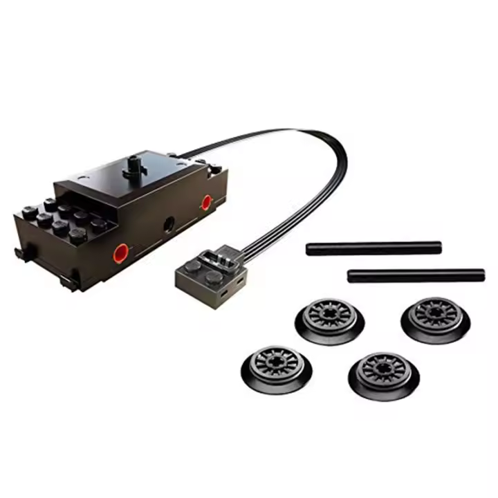 Nuevos Bloques De Construcción Compatible Con 88002 Motor De Tren Cuatro Ruedas Compatible Con Legos Accesorio De Modelo Orbital Motor Regalo Para Adultos Unisex - 1