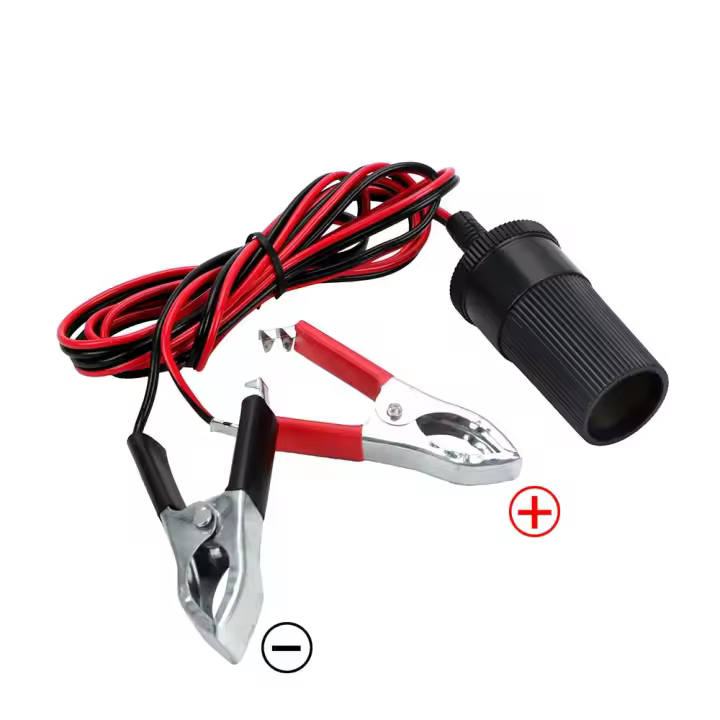 Adaptador De Enchufe Para Batería De Coche 12V 15A Clavija Femenina Terminal De Clavija Para Cable De 10mm Accesorio De Coche - 1