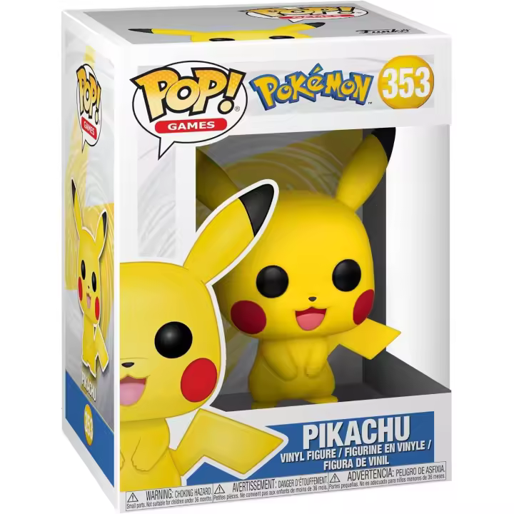 Funko POP! 353 Games: Pokemon - Pikachu - Figuras Miniaturas Coleccionables Para Exhibición - Idea De Regalo - Mercancía Oficial - Juguetes Para Niños Y Adultos - Fans De Video Games - 1