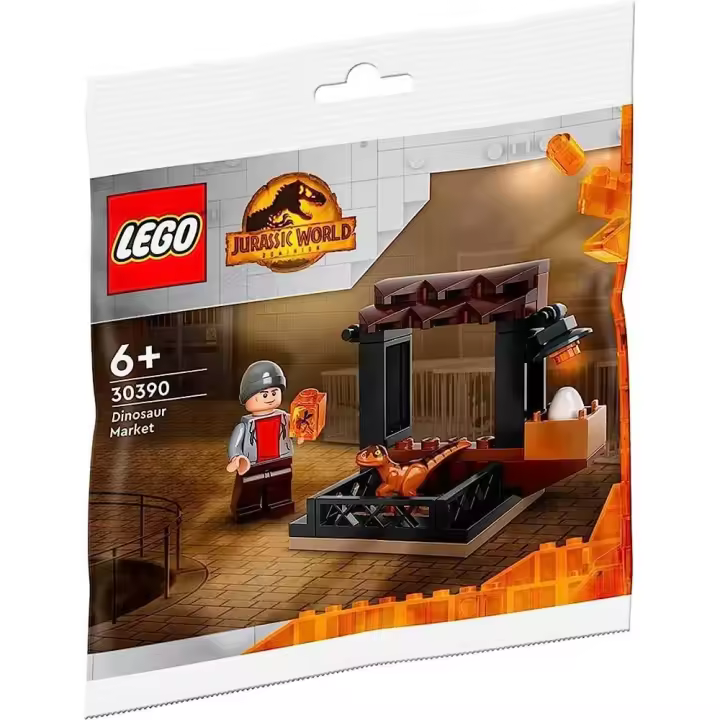 LEGO POLYBAG 30390: JURASSIC WORLD, Dinosaur Market - 1