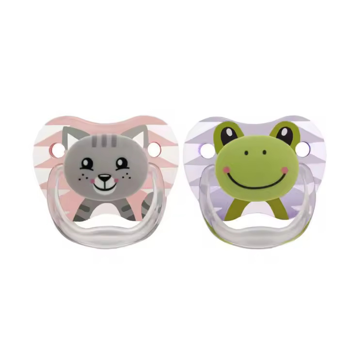 Dr. Browns Chupete Prevent Animal Rosa 0-6M - 1