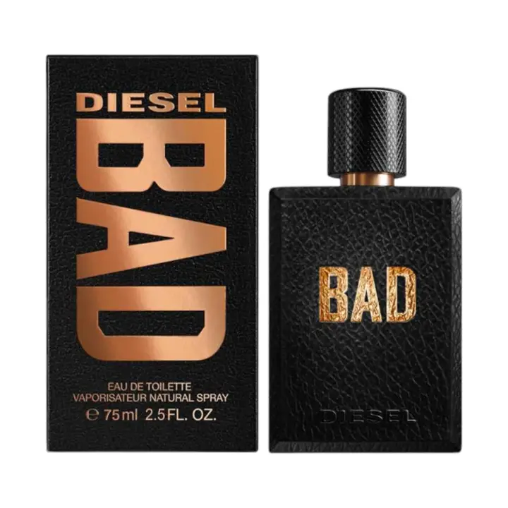 DIESEL BAD spray Vaporizador Eau de Toilette colonia para hombre 75 ml - 1