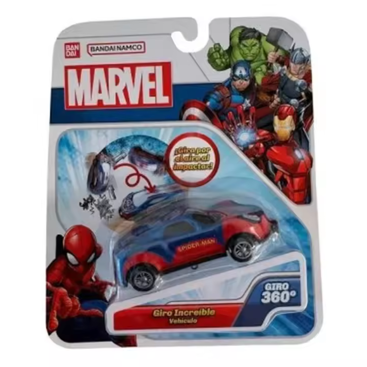 Marvel Coche Flip Cars Giros Increíbles Spiderman AR79201 - 1