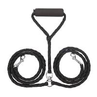 Correa Doble Para Perros De 1.4m Con Rotación De 360 Grados Sin Nudo Correa Duradera De Nylon Para Paseos De Perros - details 5