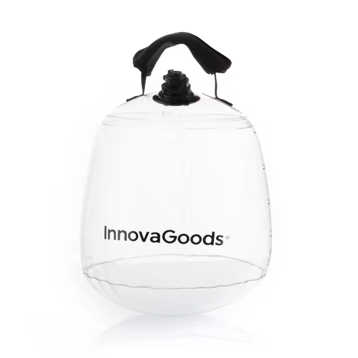 InnovaGoods® Pesa Rusa Hinchable,Pesa Rusa de Agua para Entrenamiento Fitness con Guía de Ejercicios Fibell, Pesa Rusa Unisex para adulto. Incluye Hinchador. - 1