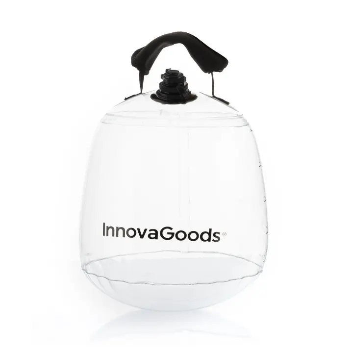 InnovaGoods® Pesa Rusa Hinchable,Pesa Rusa de Agua para Entrenamiento Fitness con Guía de Ejercicios Fibell, Pesa Rusa Unisex para adulto. Incluye Hinchador. - 1