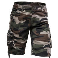 Shorts Tácticos Para Hombre Camuflaje Joggers Casual Deportivo Medio Pantalón Bolsillos Algodón Transpirable Cargo Shorts - details 7