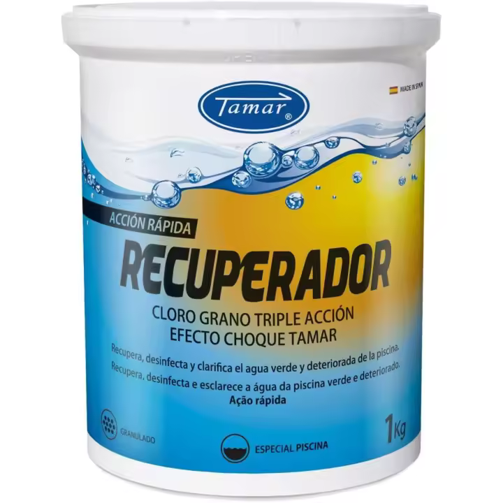 Cloro Recuperador para Piscinas en Grano - 1 Kilo - Tamar - 1