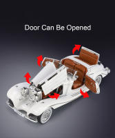 Modelo De Coche De Aleación De Zinc Vintage 1/24 Con Sonido Y Luz Juguete De Simulación Para Niños Colección De Regalo De Cumpleaños Tamaño Ajustable - details 3