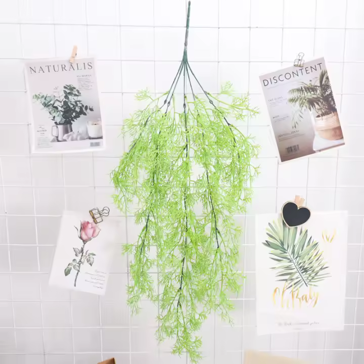 Vine Artificial De Hojas Y Uvas Para Decoración De Jardín Exterior Fiesta De Boda Navidad Rattan Colgante Para El Hogar - 1