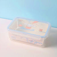 Caja De Almuerzo Portátil Saniro Kuromi Cinnamoroll 900ML Ecológica Para Estudiantes Contenedor De Alimentos Pochacco Regalo - details 5