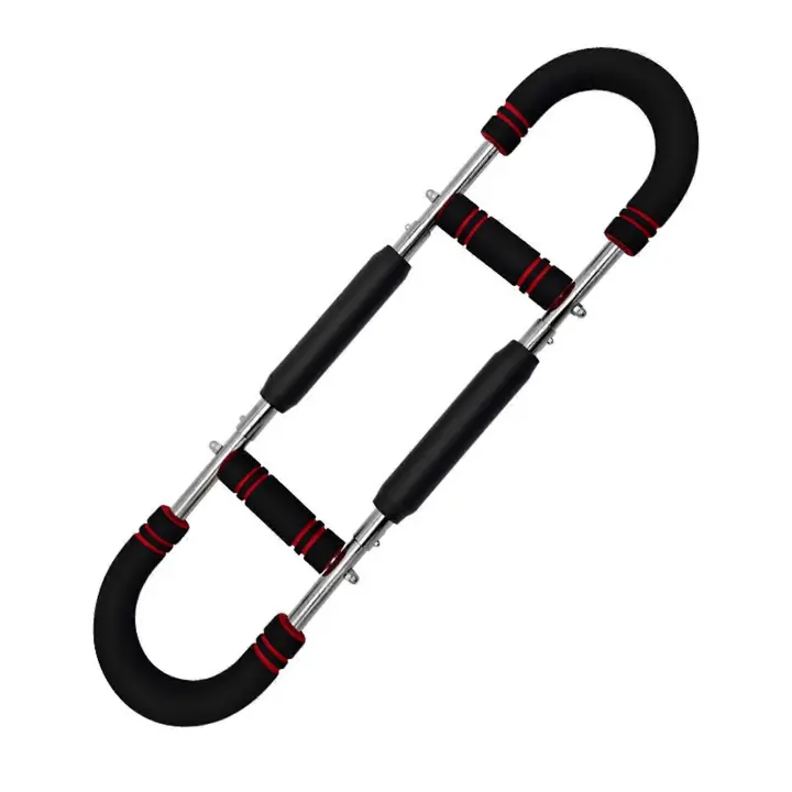 Twister brazo ejercitador-Barra de entrenamiento de primavera ajustable para antebrazo, tríceps y fortalecimiento del pecho, equipo portátil de fitness para el hogar - 1