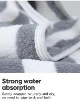 Toalla De Baño Gruesa Y Absorbente Suave Toalla Para Rostro Para El Hogar Material Poliéster/Celulosa Técnica Tejida Origen China - details 4