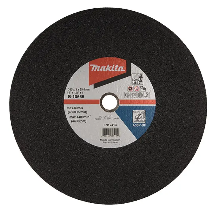 MAKITA B-10665-5 - Disco de corte metal 355mm para 2414EN - 1