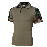 Camisa Táctica De Camuflaje Para Hombres Secado Rápido Manga Corta Militar Camiseta De Exterior Caza Senderismo Camisas - details 9