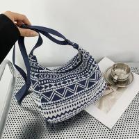 Bolso De Hombro Para Mujer En Lona Grande Capacidad Con Estampado Diseñador Bolso De Compras Reutilizable Casual Bandolera - details 11