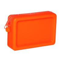 Bolso De Cosméticos Vintage De Silicona Impermeable Con Cierre De Cremallera Liso Bolso Para Auriculares Monedero Macaron Colores Para Estudiantes - details 6