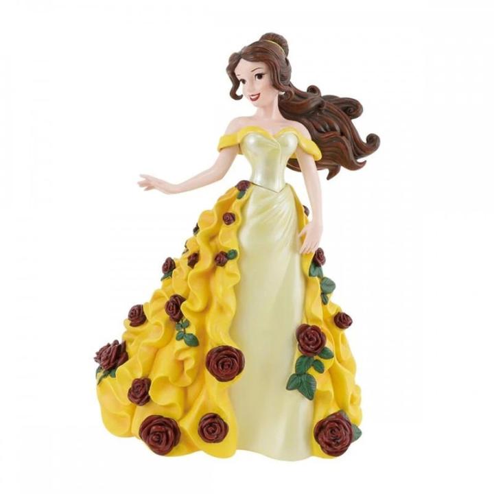 Enesco - Figura decorativa Disney Bella Floreada 6013288 para coleccionistas y fans de fantasía, pieza artística con diseño floral vibrante ideal para estanterías y vitrinas, alta calidad y acabados detallados