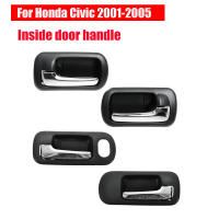 Manija De Puerta Interior Del Coche Negra Cromada Izquierda Y Derecha Para Honda Civic Sedán 2001-2005 Accesorios De Coche - details 0