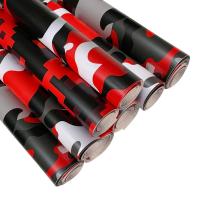 Película De Camuflaje Para Coche Impermeable Autoadhesiva PVC Cambio De Color Serie De Camuflaje Negro Rojo Para Motocicleta Adhesivo De Vinilo Para Automóviles - details 2