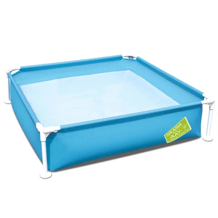 Piscina infantil de jardín con estructura de 122 x 30,5 cm Bestway 56217 - 1