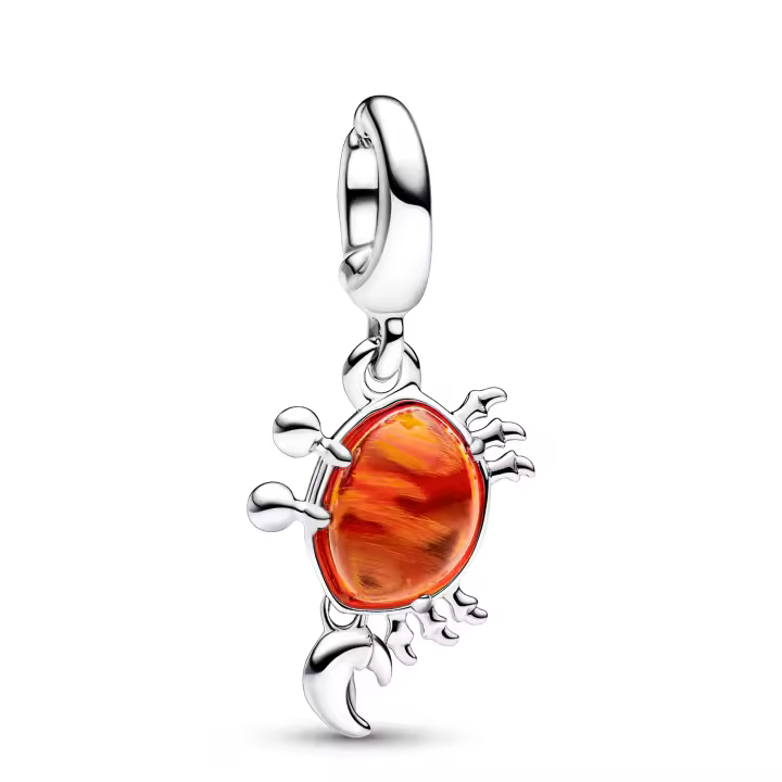 Pandora Charm Colgante Sebastián el Cangrejo de La Sirenita 792694C01 , para Mujer - 1