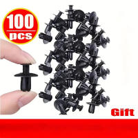 Clavija De Plástico Para Coche 8mm Fijador De Empuñadura Negra Para Parachoques Y Bumper 10/50/100 Piezas Accesorios De Automóvil - details 8