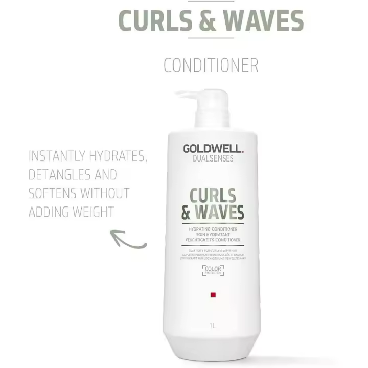 Goldwell Curl & Waves Acondicionador / Acondicionador Hidratante 1000 Ml. - 1