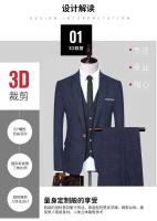 Traje De Novio 2025 Para Hombre Con Chaleco Y Pantalones Talla Regular Estilo Casual Formal Cuadros Moda Negocios Vestimenta Para Bodas Y Trabajo - details 23