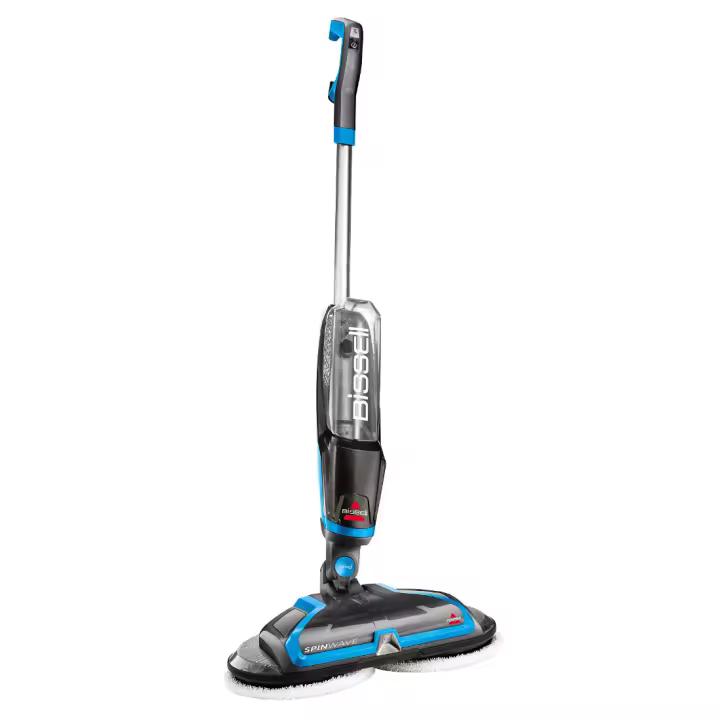 BISSELL SpinWave, mopa friegasuelos eléctrica con cable para suelos duros, 105 W - 1