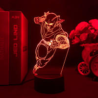 Figura De Anime Japonés Dragon Ball Super Saiyan Goku Vegeta Con Soporte De Cristal LED Ilusión 3D Luz Nocturna Colorida Para Niños Cumpleaños - details 11