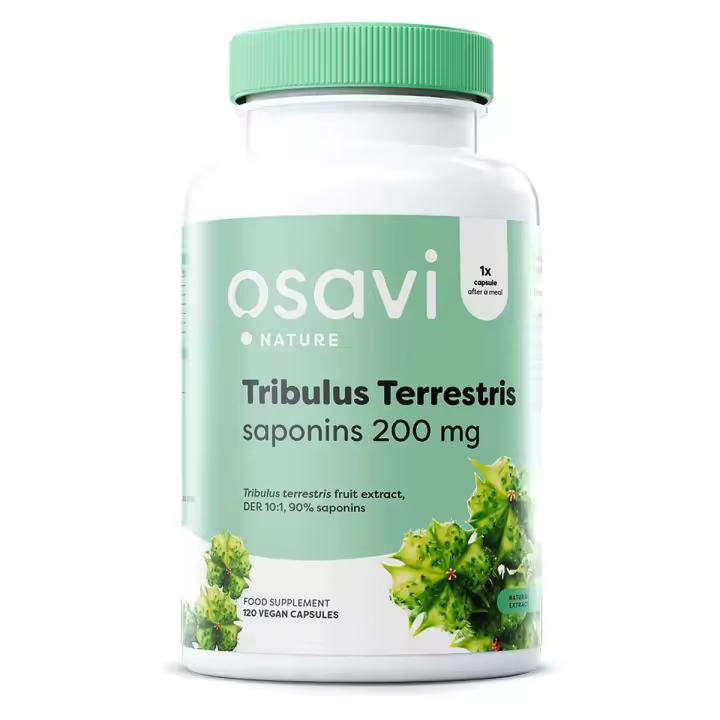 Tribulus Terrestris, Saponinas 200mg – 120 cápsulas veganas Osavi - 1