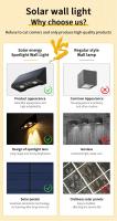 Luz Solar Exterior IP54 Impermeable Bombilla LED Automática Para Iluminación Nocturna Jardín Patio O Balcón Luz De Pared Contemporánea Solar Powered - details 2