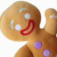 Muñeco De Mantequilla De Gengibre Peluche Suave Muñeco De Cookie Decoración De Habitación Regalo De Cumpleaños Para Todas Las Edades - details 5