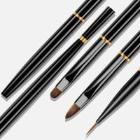 3Pcs Pluma De Manicura Con Cubierta Y Terapia De Luz Herramientas De Enhance Para Arte De Uñas Y Carving Con Línea De Flor - details 0
