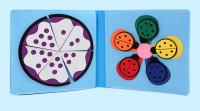 Juguete Educativo Montessori Para Niños Pequeños Tablero Ocupado De Granja Juguete Sensorial Y De Lectura Quieto De Feltro - details 14