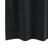 Cortinas Blackout con Ojales 2 pcs de Terciopelo Negro - details 4