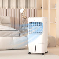 Aire acondicionado portátil 3 en 1 con humidificador, refrigeración por Agua, 15 litros, ossilación de 60 °, temporizador de 7,5 horas, Mando Distancia, Pantalla LED, 20 m², Blanco, 37x32x78 cm. - details 0