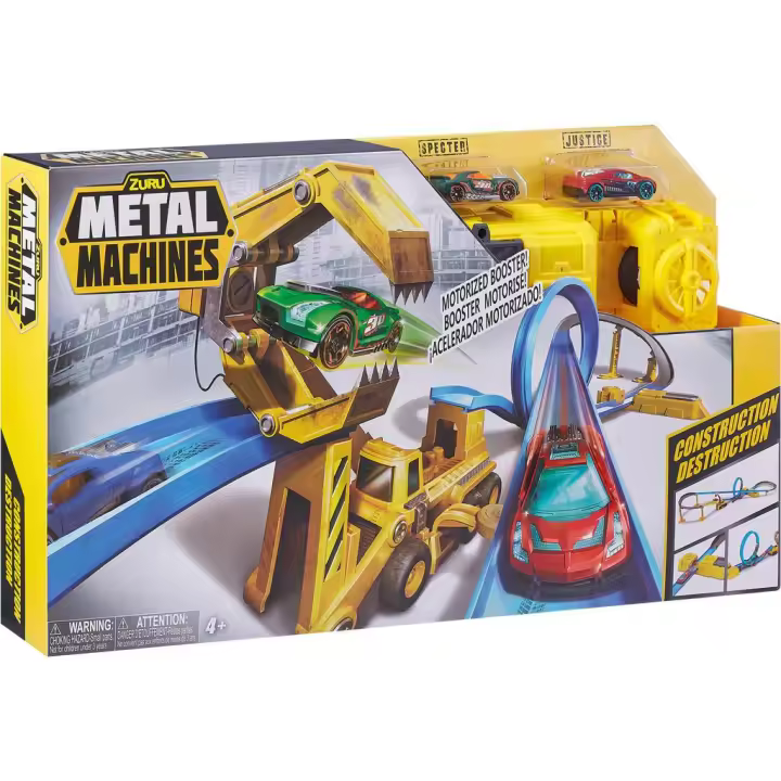 Metal Machines Circuito Coches Construcción Zuru 6703 Encajes - 1