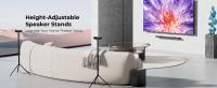 Barra de sonido Ultimea Nova S80 5.1.2ch con par de soportes para altavoces, Dolby Atmos, Potencia máxima 520W, compatible con 4K HDR, subwoofer inalámbrico de 8', sistema de sonido envolvente para cine en casa, 2 altavoces de proyección ascendente - details 8
